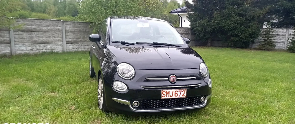 Fiat 500 cena 35900 przebieg: 103000, rok produkcji 2016 z Sieraków małe 562